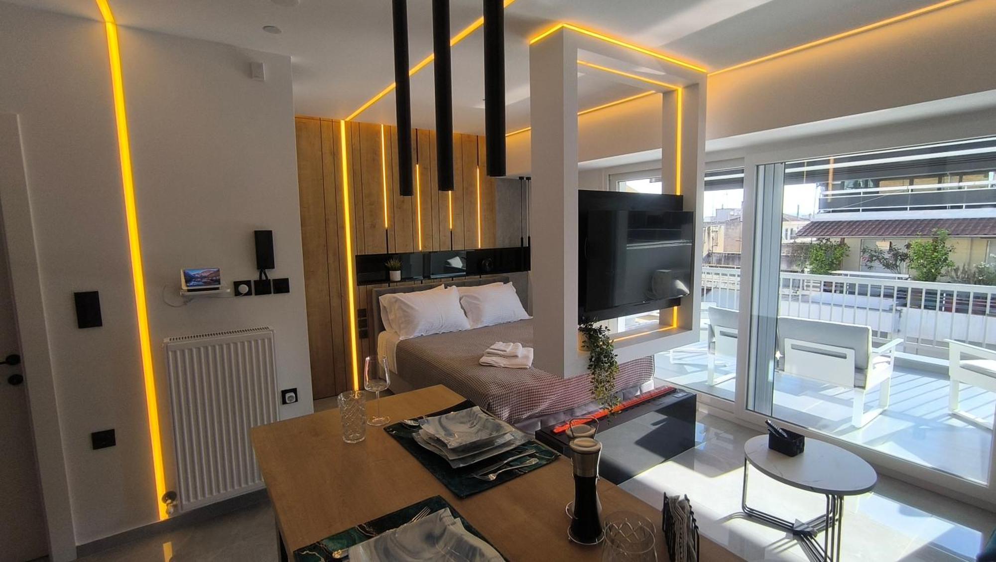 Larisa Absolute Suites, Sky View Smart Home Εξωτερικό φωτογραφία